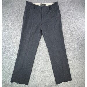 Banana Republic Y2k Martin Gray Wool Blend Stretch Dress Pants Womens 2